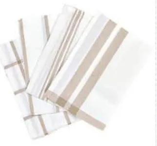 Lot de 4 torchons Iris 40x60cm