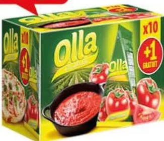 Lot de 11 coulis de tomate Olla 110g x 11