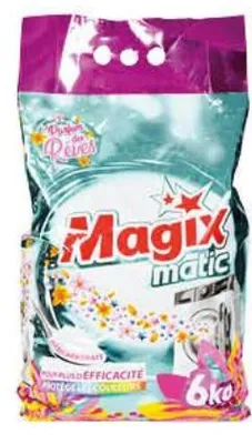 Lessive matic Magix 6kg