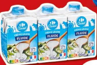 Crème fluide légère UHT