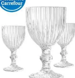 Verres à pied Latinos 30cl - 3 pièces - كؤوس