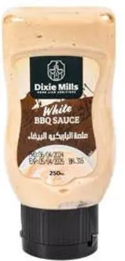 Sauce BBQ blanche Dixie Mills 250ml