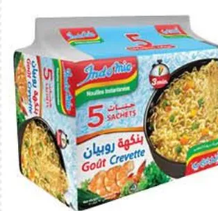 Lot de 5 nouilles instantanées Indomie 85 x 5 Divers saveurs