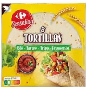 8 tortillas de blé / خبز التورتيلا
