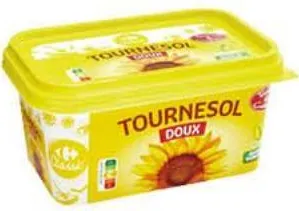 Margarine à l'huile de tournesol doux