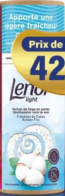 Lenor Light Parfum de linge en perles Fraîcheur de Coton