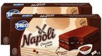 Lot de 2 étuis Napoli Tobigo 250g x 2 Diverses saveurs