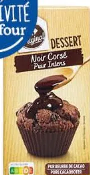 Tablette de chocolat noir corsé 64% Carrefour 200g