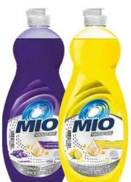 Lot de 2 liquides vaisselle Mio 1250ml x 2