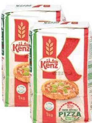Farine spéciale à pizza Kenz 1kg x 2