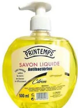 Savon liquide pour mains Printemps citron 500ml