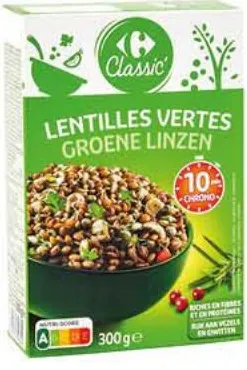 Lentilles vertes