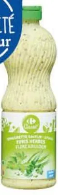 Sauce vinaigrette allégée fines herbes Carrefour 50cl