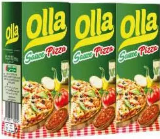 Lot de 3 coulis sauce pizza Olla 350g x 3