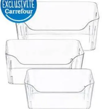 Organisateur de réfrigérateur en acrylique
