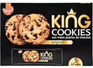 Pack de 5 cookies King Cookies 54g x 5