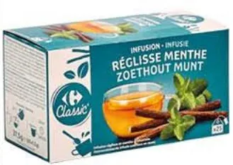 Infusions réglisse et menthe