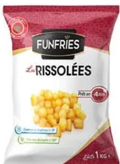 Pommes frites les Rissolées Funfries 1kg