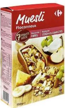 Muesli floconneux aux 7 fruits secs