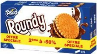Lot de 2 étuis Roundy Tobigo 250g x 2 Diverses saveurs