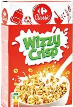 Céréales croustillantes wizzy crisp kids