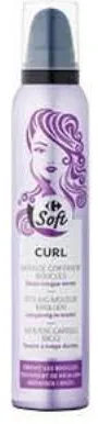 Mousse coiffante boucles rebondies Carrefour 200ml