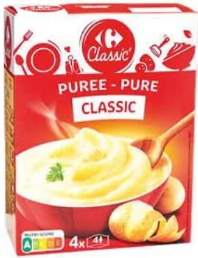Purée de pomme de terre nature