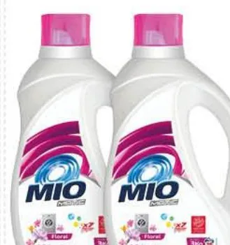 Pack de 2 lessives liquides Mio 1,8L x 2 Divers parfums