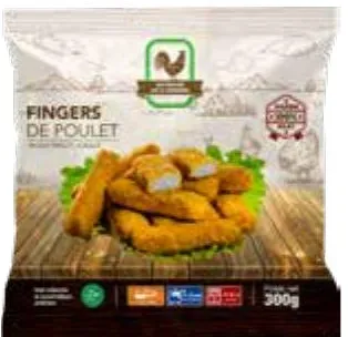 Fingers de poulet surgelé Les Délices de la fermière 300g / شرائح الدجاج