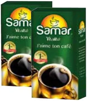 Lot de 2 café moulu Samar 180g x 2