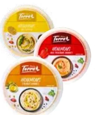 Houmous Terra Délice 180g Diverses saveurs / حمص