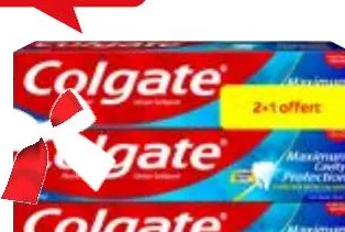 Lot de 3 dentifrices Colgate Fluoride et Calcium 120ml x 3