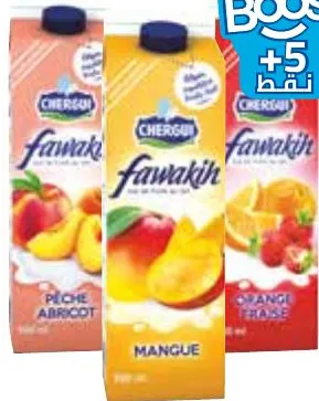 Yaourt à boire Chergui Fawakih - Diverses saveurs